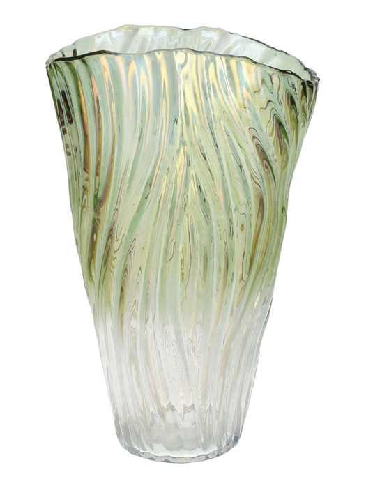 <h4>DF02-741513400 - Vase Belora 19x12x30 green</h4>
