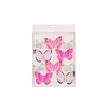 Stick-ins Butterfly On Clip Pink Mix 5x8cm Set Of 10