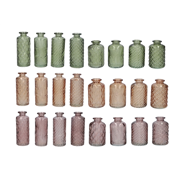 <h4>Bottle Caro d6.2xh10 + d5xh13.2 assorted</h4>