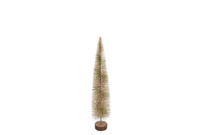 <h4>Sparkle Twist Nordic Sand Snow Tree 56x12cm</h4>