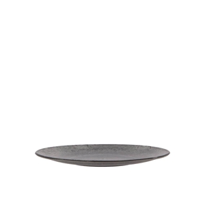 Melamine Grey Plate Round 18x18x2cm