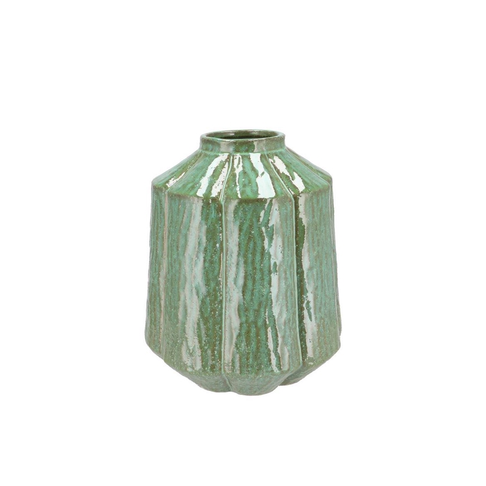 <h4>Kiran Nordic Green Vase 22x22x25cm</h4>