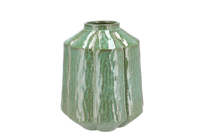<h4>Kiran Nordic Green Vase 22x22x25cm</h4>