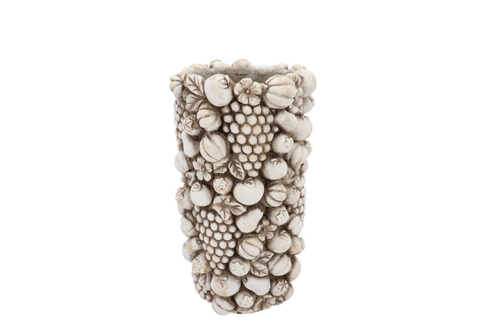 <h4>Concrete Fruit Vase 19x19x26cm Nm</h4>