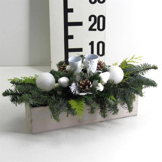 <h4>Arr Kerst rechthoek wit</h4>