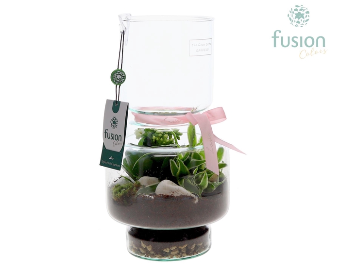 <h4>Green Bottle Lotte Medium met Moederdag arrangement</h4>