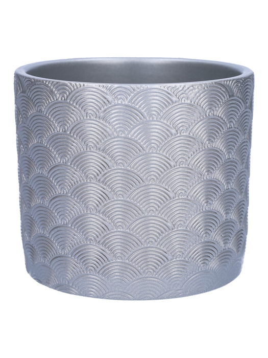 <h4>DF03-884722147 - Pot Napoli d13.5xh12.3 silver</h4>