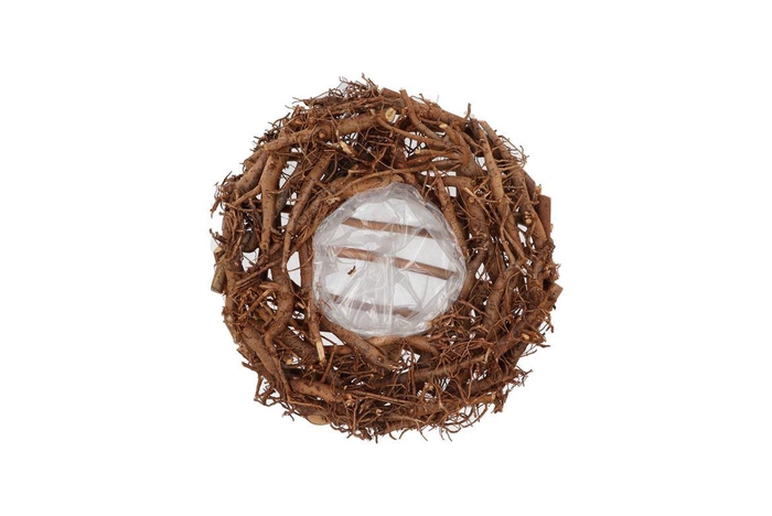 <h4>Wreath Root Wood Brown 30cm Nm</h4>