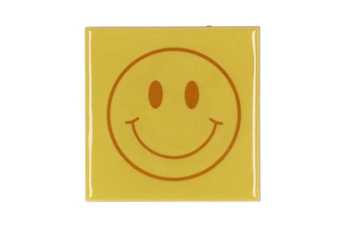 Tile Smiley Green 10x10x1cm Nm