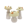 Bird Mushroom Vase Sand Ass 18x18x31cm Nm