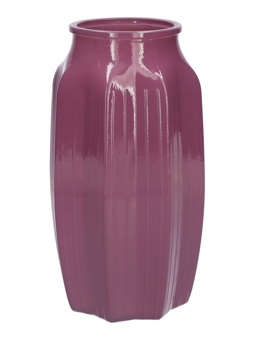 <h4>DF02-664325500 - Vase Suko d8.5/12xh22 aubergine milky</h4>