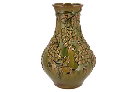 <h4>Inga Grape Olive Green Vase Active Glaze 25x25x35c</h4>