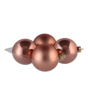 Glass Ball Coral 100mm P/4