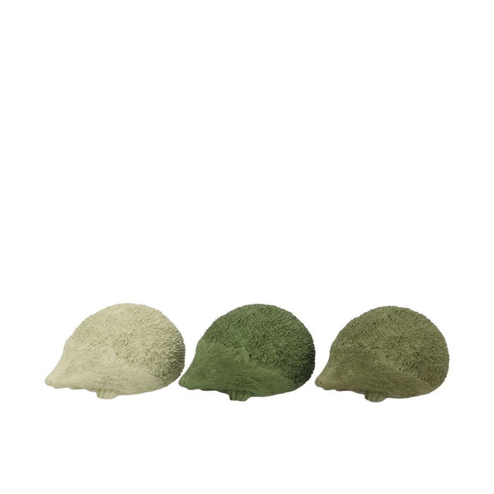 <h4>Hedgehog Green Mix Polystone Ass 15x10x7cm Nm</h4>