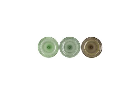 <h4>Dayah Summer Green Mix Glass Plate 15x2cm Ass P/1</h4>