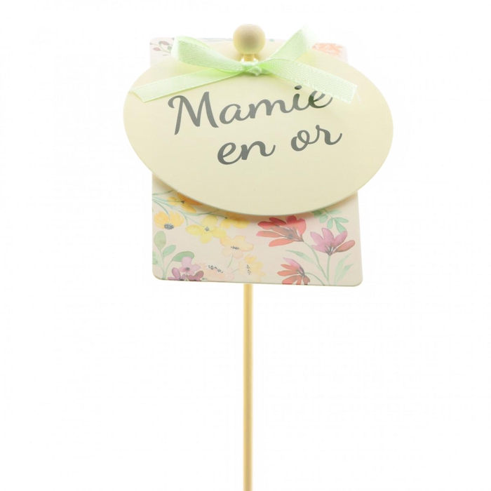 <h4>Bijsteker 50cm Mamie en or 10.5*8.5cm</h4>
