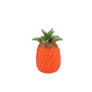 Pineapple Tropical Orange Vase 14x14x18cm