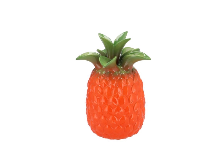 <h4>Pineapple Tropical Orange Vase 14x14x18cm</h4>