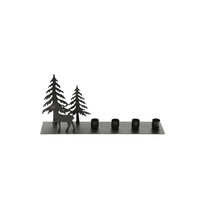 <h4>Candleholder Tree/Deer L35W8H5</h4>