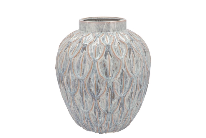 <h4>Inga Boa Grey Pot Active Glaze 27x27x30cm</h4>