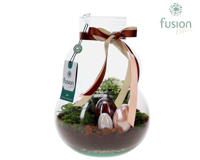 <h4>Green Bottle Olaf Medium met Pasen arrangement</h4>