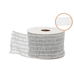 Ribbon Gritta Zilver 10mx63mm