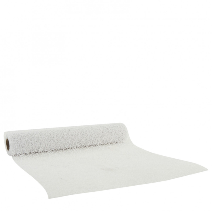 <h4>Bruiloft Tafelloper Honeycomb 28cm 2.5m</h4>