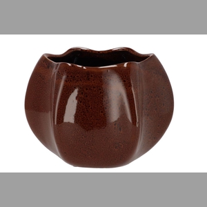 Annecy Brown Pot Structure 25x25x19cm