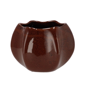Annecy Brown Pot Structure 25x25x19cm