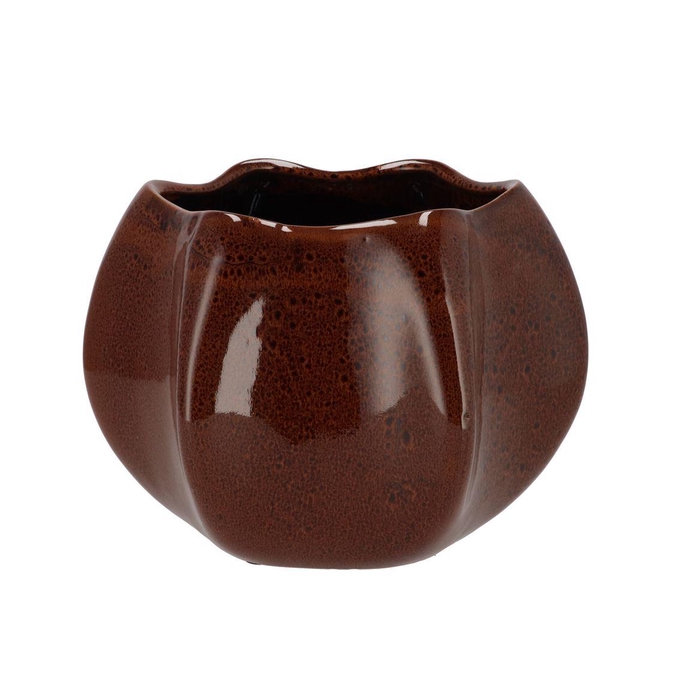 <h4>Annecy Brown Pot Structure 25x25x19cm</h4>