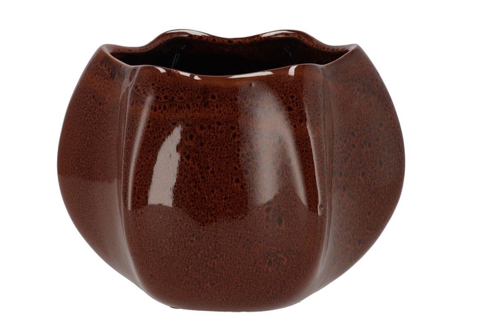 <h4>Annecy Brown Pot Structure 25x25x19cm</h4>