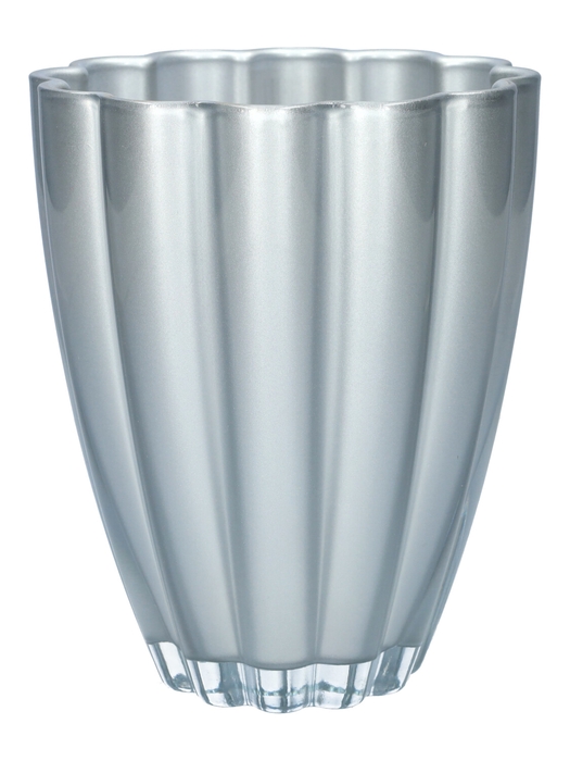 <h4>DF02-882005200 - Vase Bloom d14xh17 silver</h4>