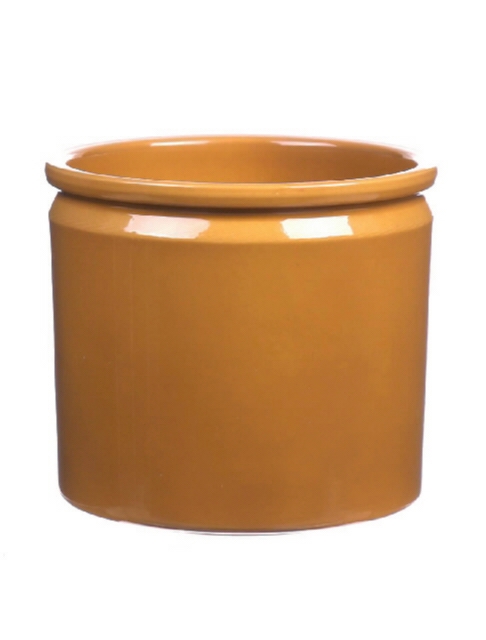 <h4>DF03-885092900 - Pot Lucca d15.5xh13 curry glaze</h4>