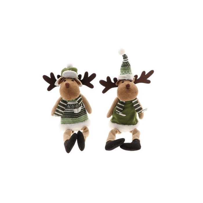 <h4>Reindeer Sitting Cozy 2Ass L10W10H36</h4>