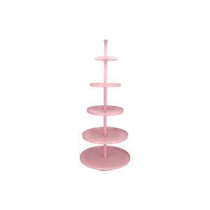 Storage Shelf Swirl Jolly Light Pink 63x63x155cm