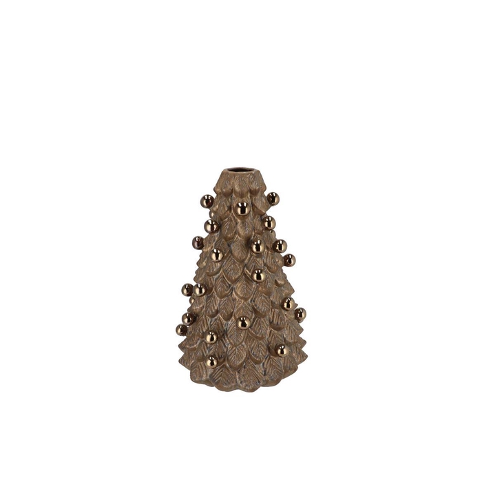 <h4>Mika X-mas Bronze Vase Tree 11x11x19cm</h4>