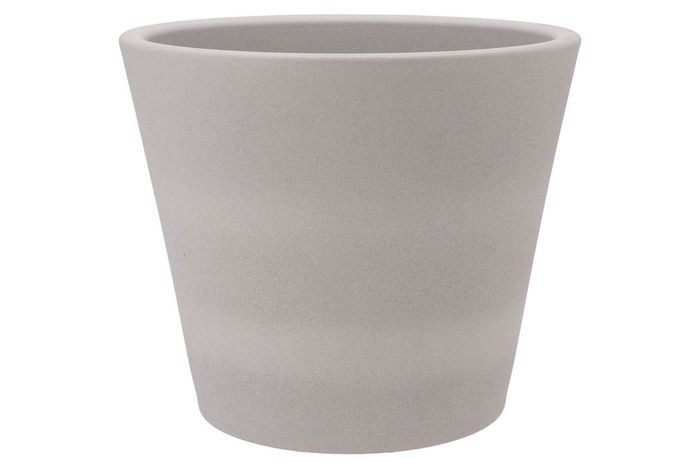 Vinci Matt Grey Container Pot 34x28cm