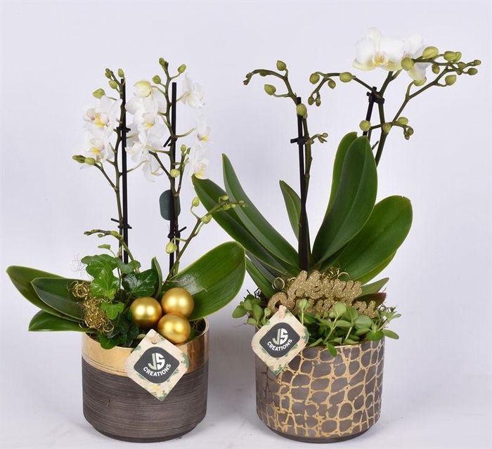 <h4>Keramiek goud look 13 cm</h4>