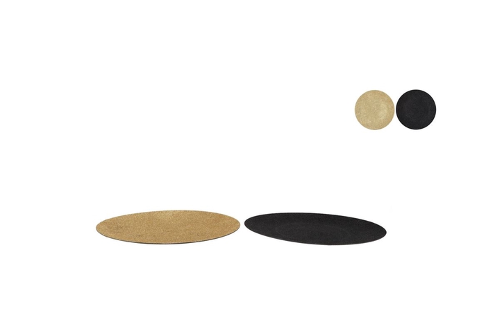 <h4>Melamine Shine Black/gold Plate Round Ass 22x22x2cm</h4>