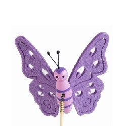 Sticks 50cm butterfly felt d09cm