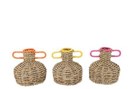 <h4>Ginny Seagrass Colorful Vase Neck Ears 15x16cm</h4>