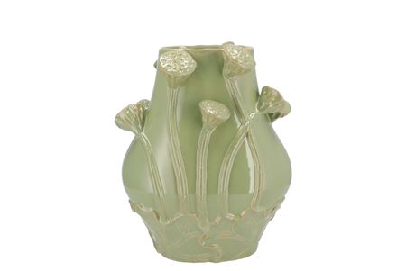 <h4>Mara Pistache Vase Lotus 24x18x30cm Nm</h4>