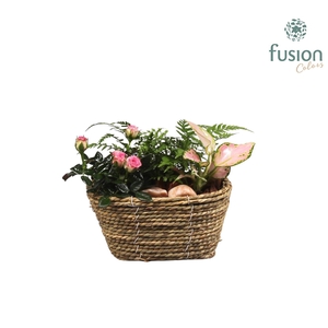 Mand zeegras ovaal met arrangement
