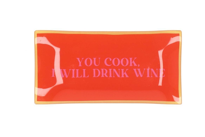 Plate Rectangle You Cook 20x10x2cm