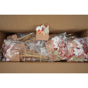 Pick Christmas Envelope 9,8x8cm+12cm stick 24pce/bag