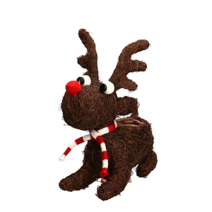 Christmas Reindeer plant.d8/23*30cm
