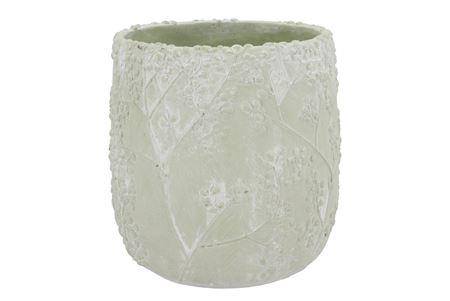 <h4>Alaska Gypsy Green Whitewash Pot 23x23x24cm Nm</h4>