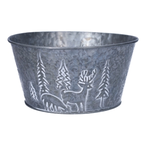 Planter Rudolf d18xh9 grey \\ white wash