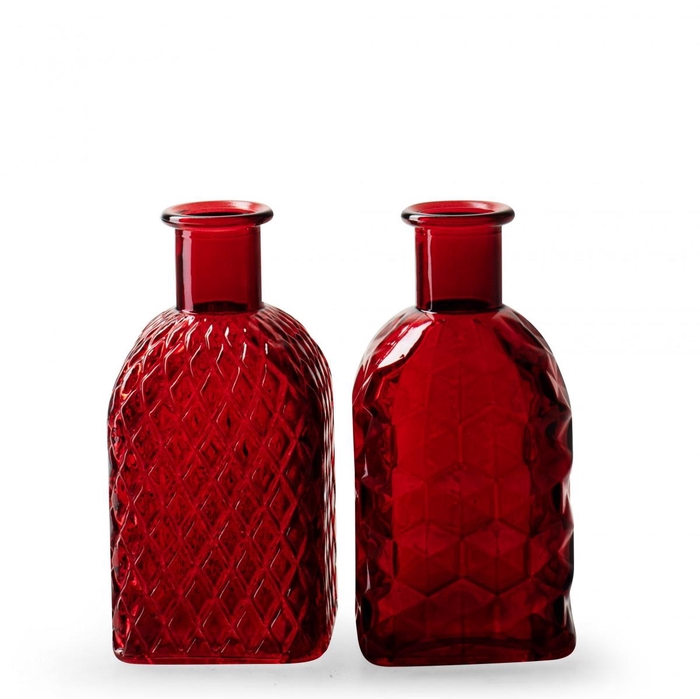<h4>Glass Bottle Retro d06.5*13.5cm ass.</h4>
