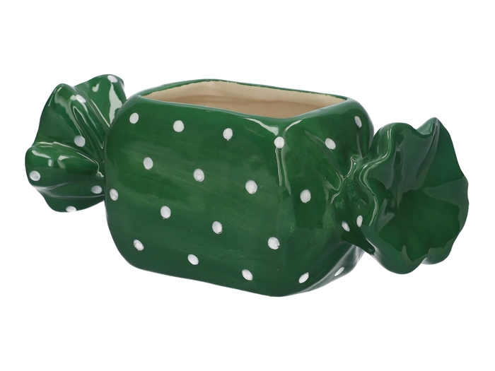 <h4>DF11-730451600 - Planter Candy 20.5x8.5x8 green</h4>